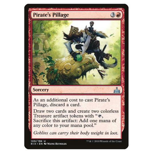 Magic The Gathering - Rivals Of Ixalan - Pirate\\'s Pillage - 109/196 (Foil)