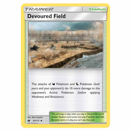 Pokemon - Sun & Moon - Crimson Invasion - Devoured Field - 93/111