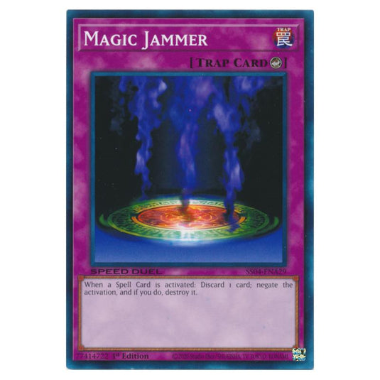 Yu-Gi-Oh! - Speed Duel Starter Decks - Match of the Millennium - Magic Jammer (Common) SS04-ENA29