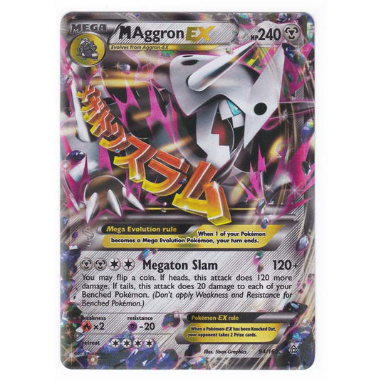 Pokemon - XY Primal Clash - Mega Aggron EX - 94/160