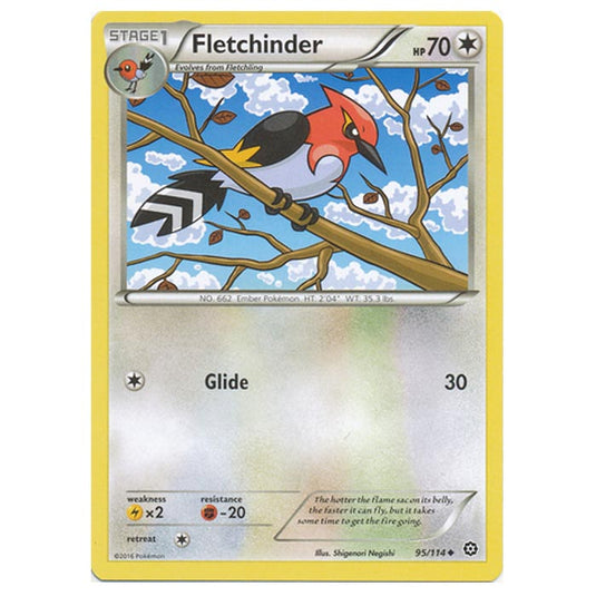 Pokemon - XY - Steam Siege - Fletchinder - 95/114