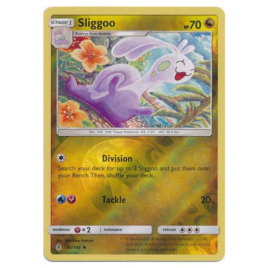 Pokemon - Sun & Moon - Guardians Rising - (Reverse Holo) - Sliggoo - 95/145