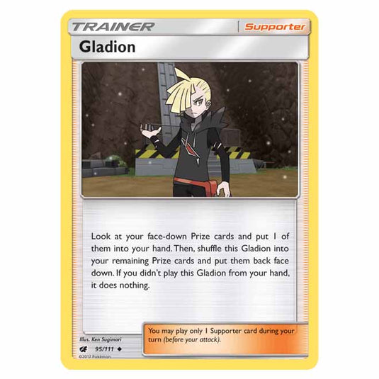 Pokemon - Sun & Moon - Crimson Invasion - Gladion - 95/111