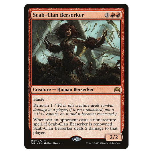 Magic The Gathering - Magic Origins - Scab-clan Berserker - 160/272 (Foil)
