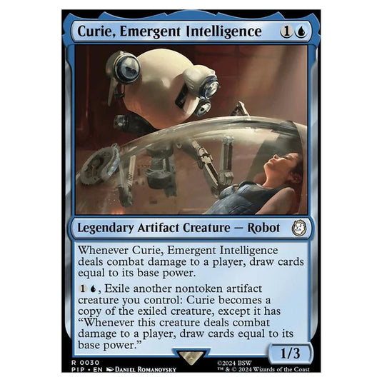 Magic The Gathering - Universes Beyond - Fallout - Curie, Emergent Intelligence - 0030