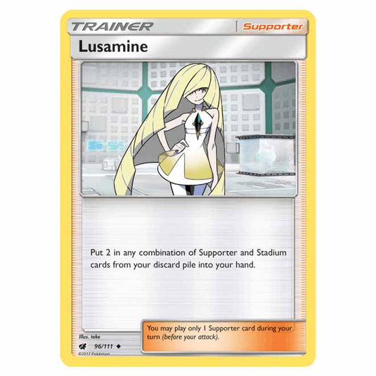 Pokemon - Sun & Moon - Crimson Invasion - Lusamine - 96/111