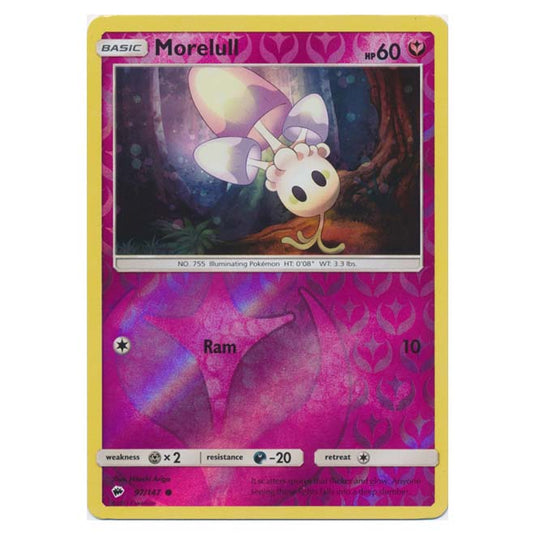 Pokemon - Sun & Moon - Burning Shadows - Morelull (Reverse Holo) - 97/ Pokemon - Sun & Moon - Burning Shadows - Morelull (Reverse Holo) - 97/