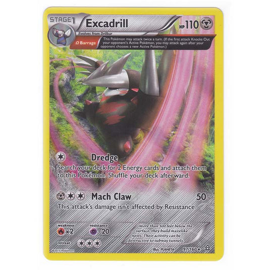 Pokemon - XY Primal Clash - Excadrill - 97/160