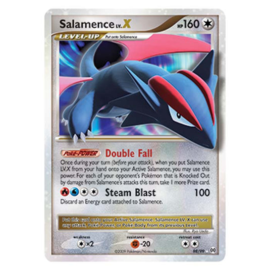 Pokemon - Platinum Arceus - Salamence LV.X - 98/99