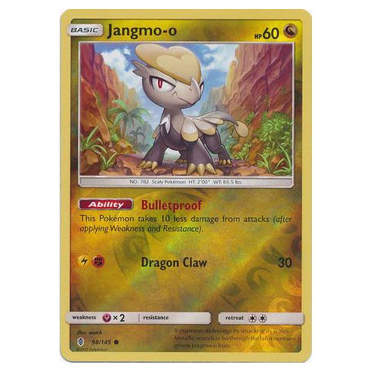 Pokemon - Sun & Moon - Guardians Rising - (Reverse Holo) - Jangmo-o - 98/145