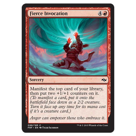 Magic the Gathering - Fate Reforged - Fierce Invocation - 98/185