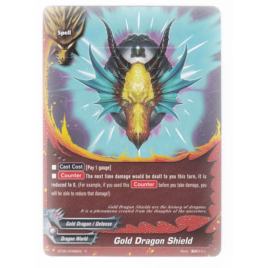 Future Card Buddyfight - Break To The Future - Golden Dragon Shield - 98/135