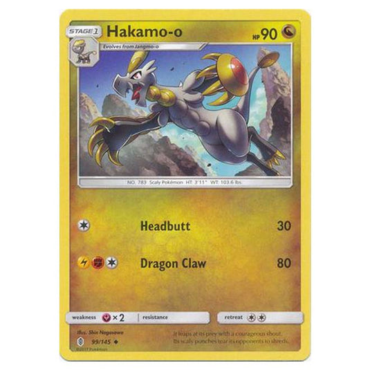 Pokemon - Sun & Moon - Guardians Rising - Hakamo-o - 99/145