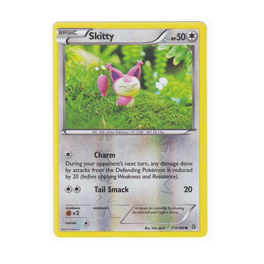 Pokemon - XY Primal Clash - (Reverse Holo) - Skitty - 113/160