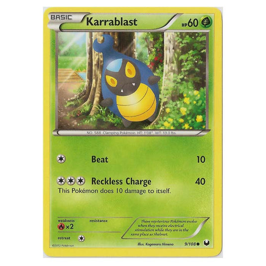 Pokemon - Black & White - Dark Explorers - Karrablast - 9/108