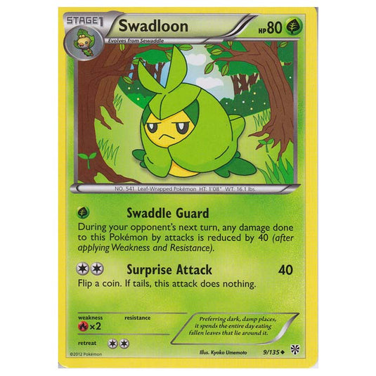 Pokemon - Black & White - Plasma Storm - Swadloon - 009/135