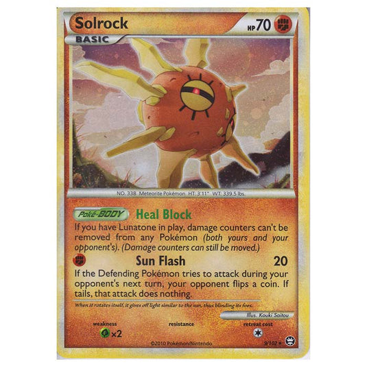 Pokemon - HGSS - Triumphant - Solrock 9/102