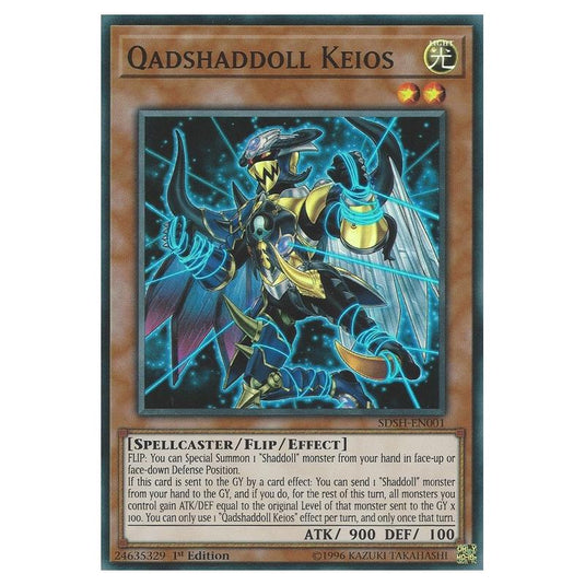 Yu-Gi-Oh! - Structure Deck - Shaddoll Showdown - Qadshaddoll Keios (Super Rare) SDSH-EN001