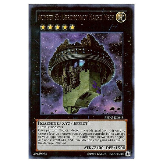 Yu-Gi-Oh! - Return of the Duelist - Number 33: Chronomaly Machu Mech (Ultra Rare) REDU-EN043