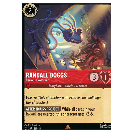 Lorcana - Attack of the Vine! - Randall Boggs - Envious Coworker (Rare) - 123/207