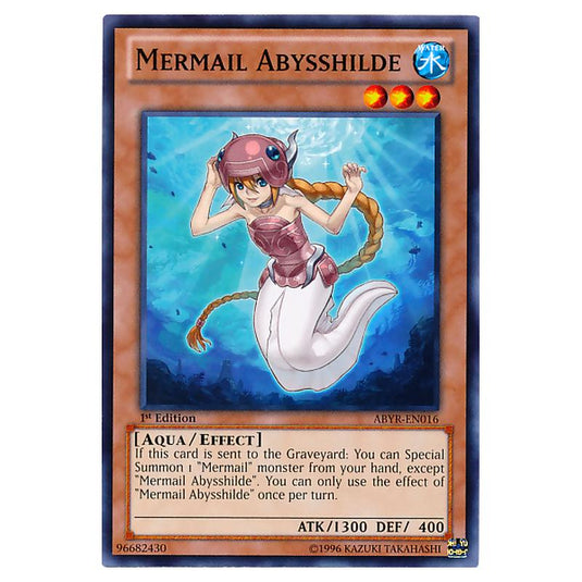 Yu-Gi-Oh! - Abyss Rising - Mermail Abysshilde (Common) ABYR-EN016