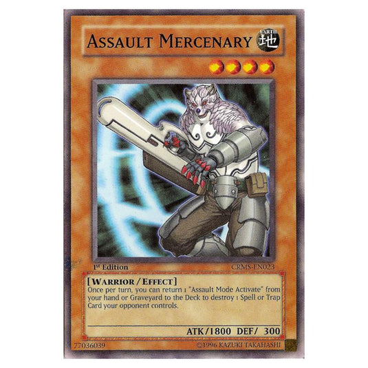 Yu-Gi-Oh! - Crimson Crisis - Assault Mercenary (Common) CRMS-EN023