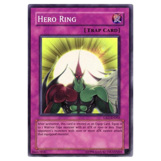 Yu-Gi-Oh! - Yu-Gi-Oh! GX Duel Academy promotional cards - Hero Ring (Super Rare) GX1-EN003