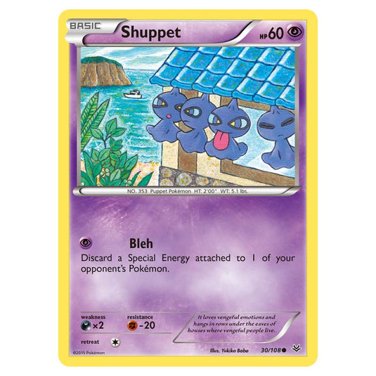 Pokemon - XY - Roaring Skies - Shuppet - 30/108 (Reverse Holo)