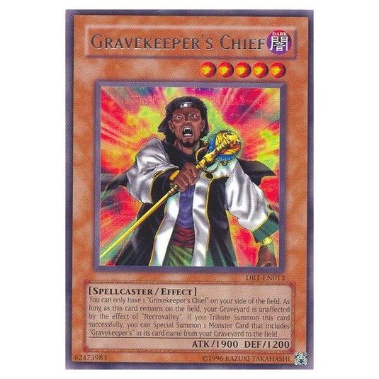 Yu-Gi-Oh! - Dark Revelation Volume 1 - Gravekeeper's Chief (Rare) DR1-EN013