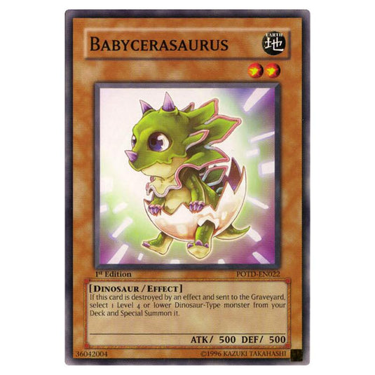 Yu-Gi-Oh! - Power of the Duelist - Babycerasaurus (Common) POTD-EN022