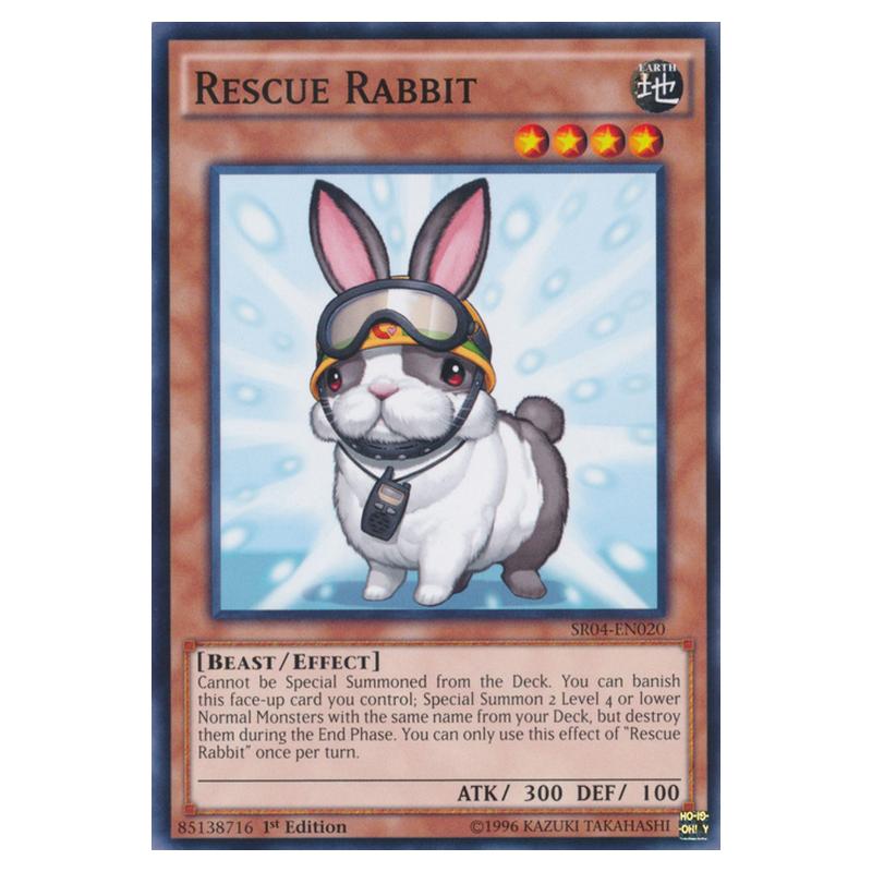 Yu-Gi-Oh! - Dinosmasher's Fury Structure Deck - Rescue Rabbit (Common)