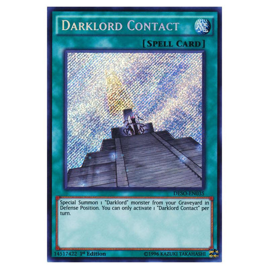 Yu-Gi-Oh! - Destiny Soldiers - Darklord Contact (Secret Rare) DESO-EN035