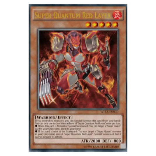 Yu-Gi-Oh! - Wing Raiders - Super Quantum Red Layer (Ultra Rare) WIRA-EN030