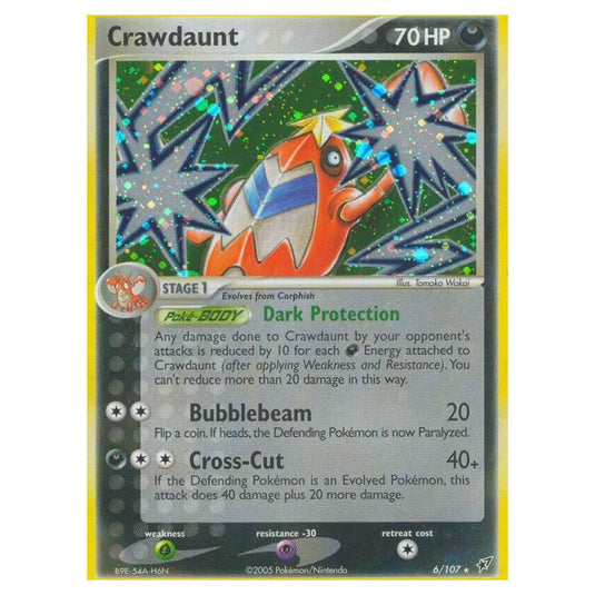 Pokemon - EX Deoxys - Crawdaunt - 006