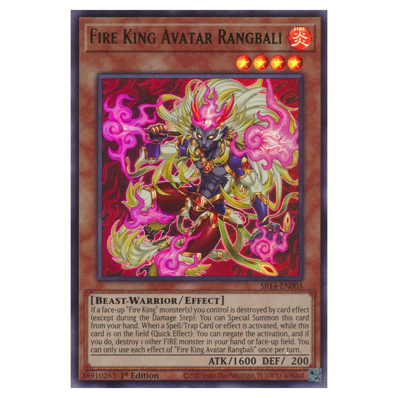 Yu-Gi-Oh! - Structure Deck - Fire Kings - Fire King Avatar Rangbali (U