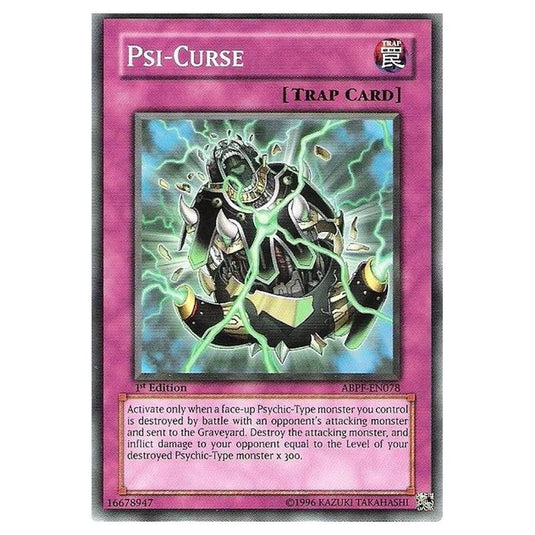 Yu-Gi-Oh! - Absolute Powerforce - Psi-Curse (Common) ABPF-EN078