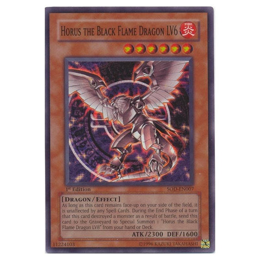 Yu-Gi-Oh! - Soul of the Duelist - Horus the Black Flame Dragon LV6 (Super Rare) SOD-EN007