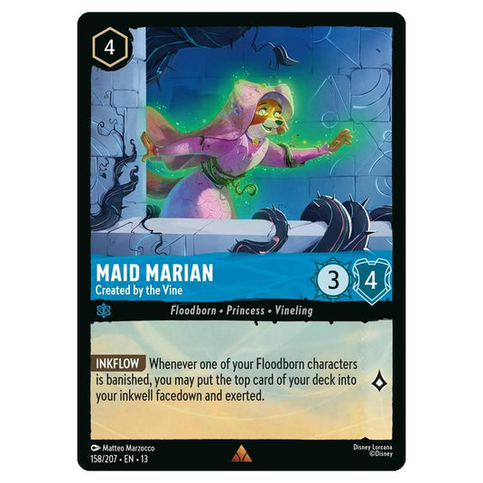 Lorcana - Attack of the Vine - Maid Marian - Created by the Vine (Rare) - 158/207