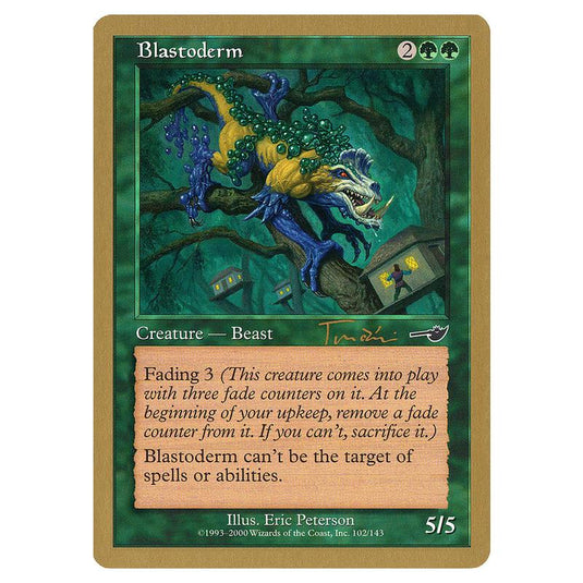 Magic the Gathering - World Championship Decks 2001 - Blastoderm - jt102