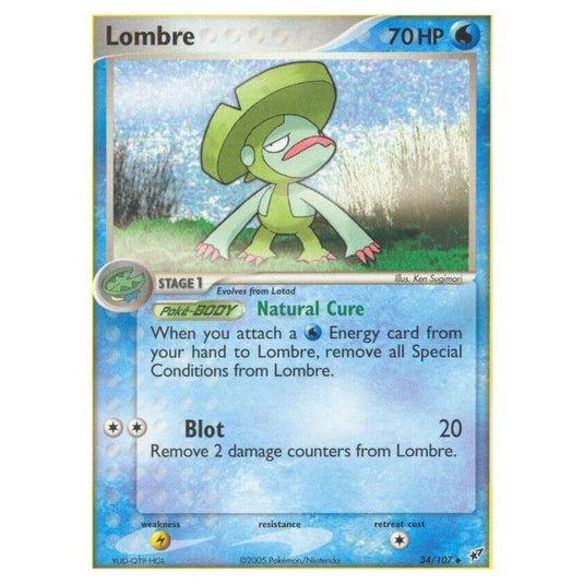 Pokemon - EX Deoxys - Lombre - 034/107
