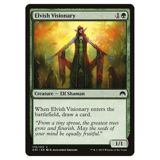 Magic The Gathering - Magic Origins - Elvish Visionary - 175/272