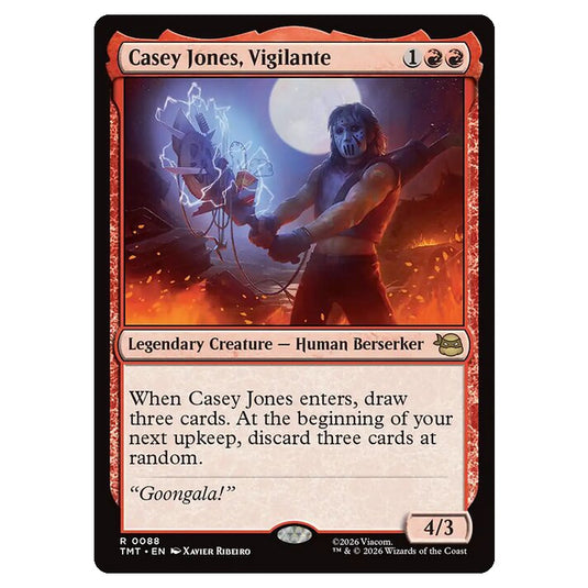 Magic The Gathering - Teenage Mutant Ninja Turtles - Casey Jones, Vigilante - 0088
