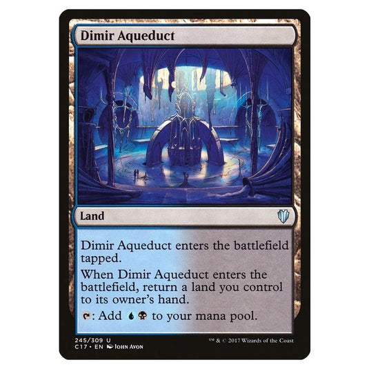 Magic The Gathering - Commander 2017 - Dimir Aqueduct - 245/309
