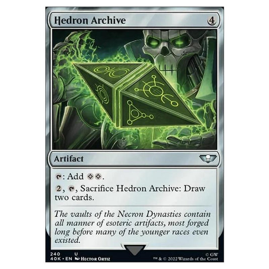 Magic The Gathering - Universes Beyond - Warhammer 40k - Hedron Archive - 240/168