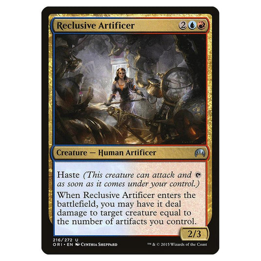 Magic The Gathering - Magic Origins - Reclusive Artificer - 216/272