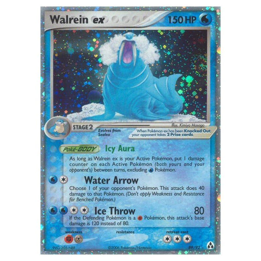 Pokemon - EX Legend Maker - Walrein ex - 89/92
