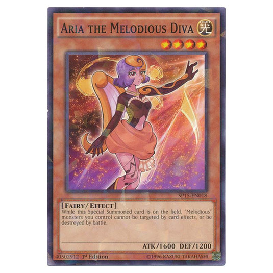 Yu-Gi-Oh! - Star Pack ARC-V - Aria the Melodious Diva (Shatterfoil Rare) SP15-EN018