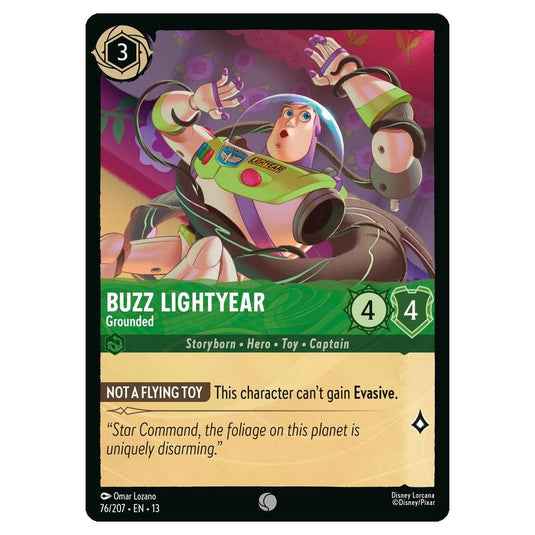 Lorcana - Attack of the Vine - Buzz Lightyear - Grounded (Common) - 76/207