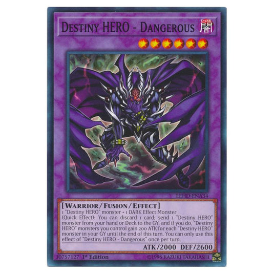 Yu-Gi-Oh! - Legendary Hero Decks - Destiny HERO - Dangerous (Common) LEHD-ENA34