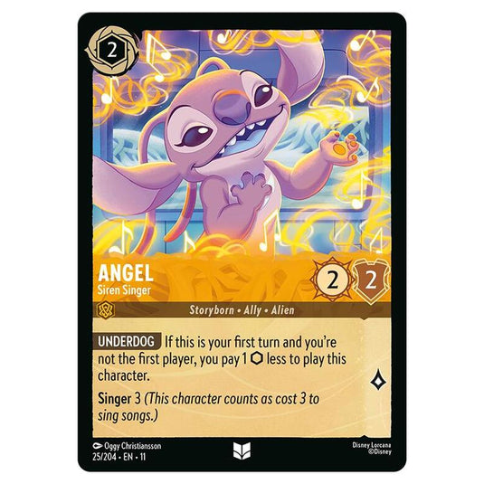 Lorcana - Winterspell - Angel - Siren Singer (Uncommon) - 025/204